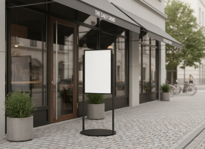 Outdoor Coffee shop sign board display