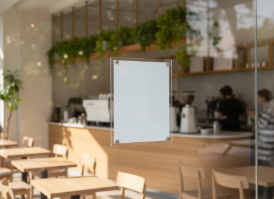 Coffee shop sign board
