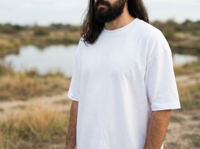 AI Generated - a guy with long hair and beard