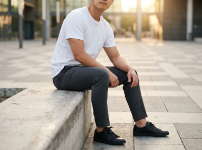 Photo of a Korean man in his late 20s, h