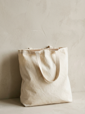 AI Generated - a blank, filled tote bag sitti